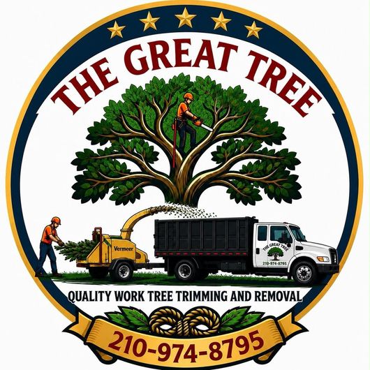 Logo for EverRoot Tree Service: A green tree silhouette above the company name in green and brown text.