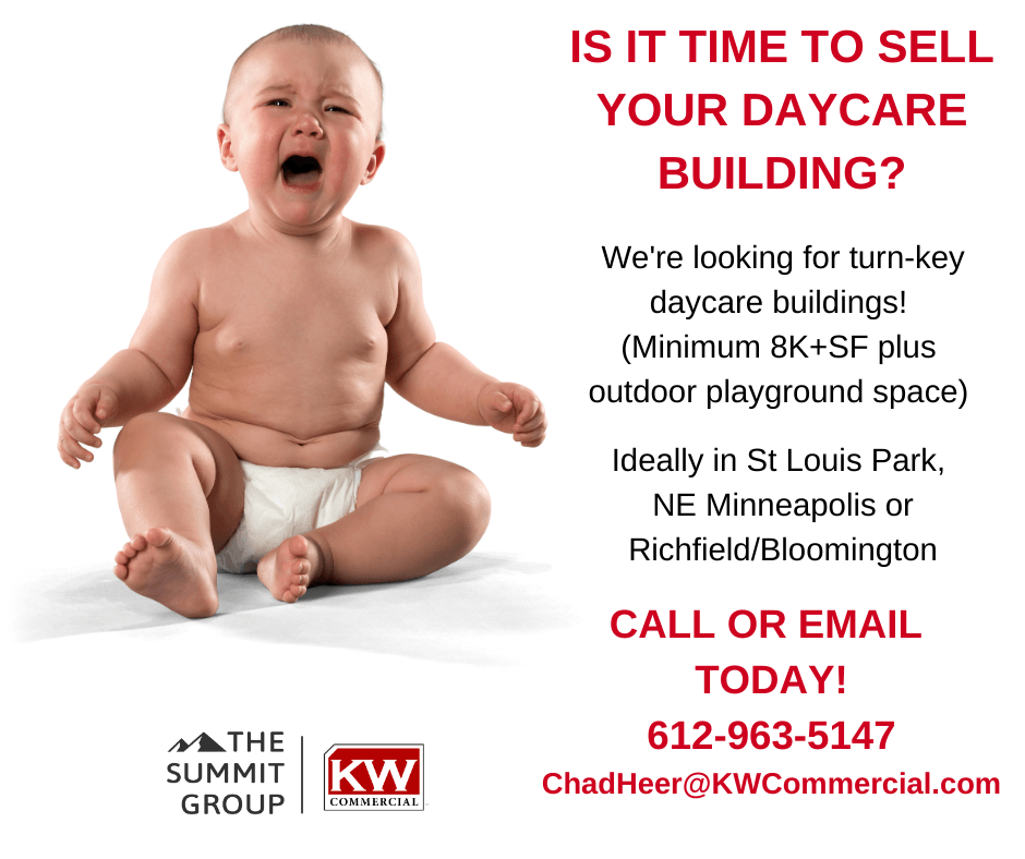 Sell Your Daycare Building Poster — Saint Paul, MN — The Summit Group
