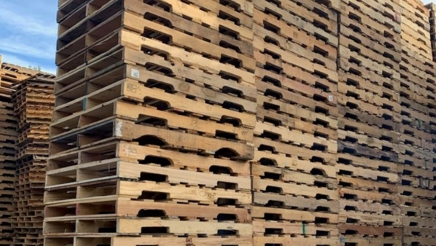 The Pallet Pro Pallet - Total Pallet Management in Leesburg Florida - Recycled Wood Pallet Stack