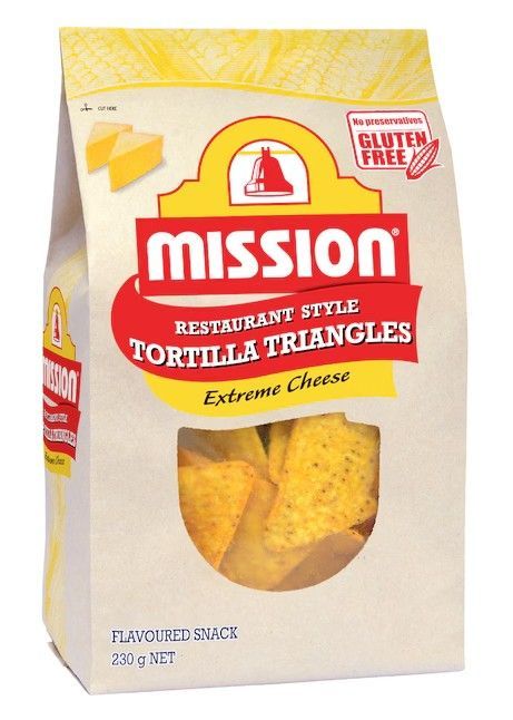 tortilla triangles extreme cheese