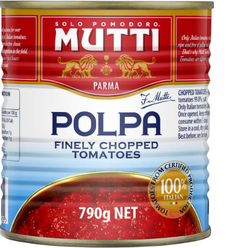 polpa finely chopped tomatoes 790g