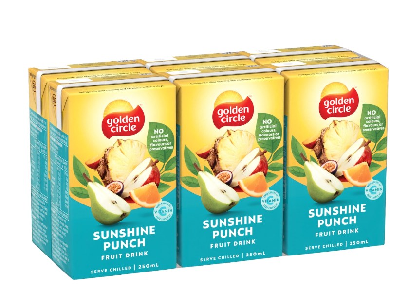 Purchased product Sunshine punch 250ml