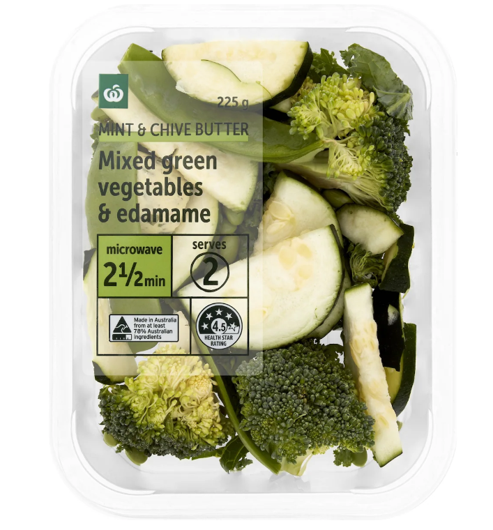 Green mixed vegetables