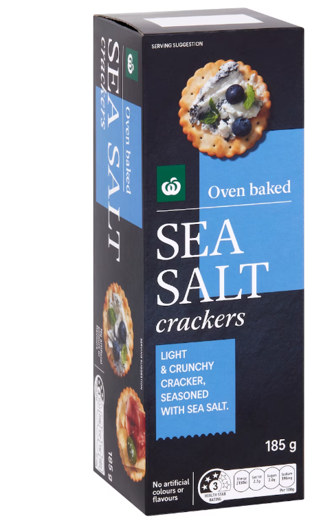 sea salt crackers