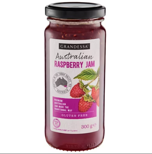 GRANDESSA Australian Raspberry Jam 300g