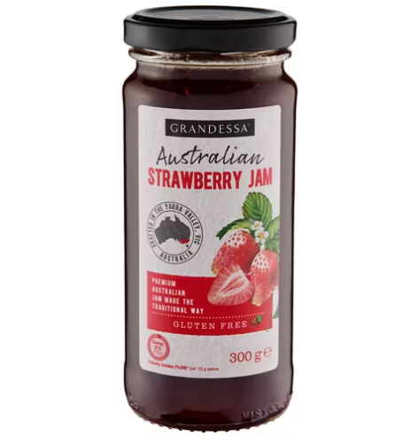 GRANDESSA Australian Strawberry Jam 300g