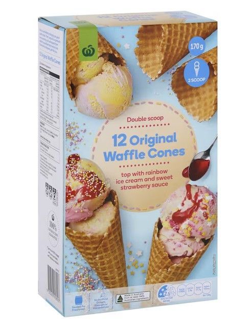 waffle cones