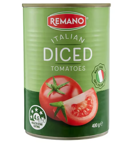 REMANO Italian Diced Tomatoes 400g