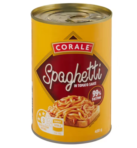 CORALE Spaghetti in Tomato Sauce 420g