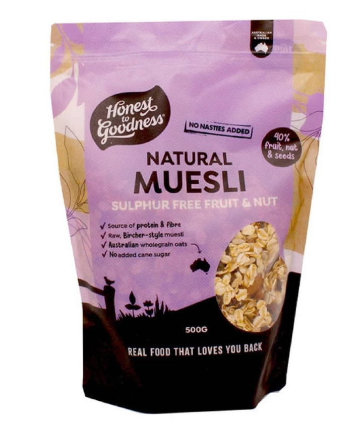 Muesli fruit and nuts