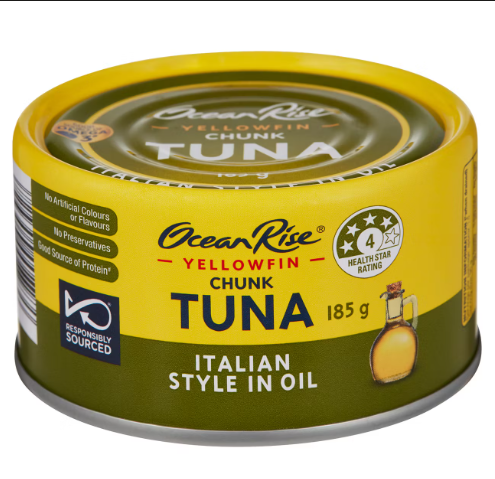 OCEAN RISE Italian Style Yellowfin Tuna Chunks in Oil 185g