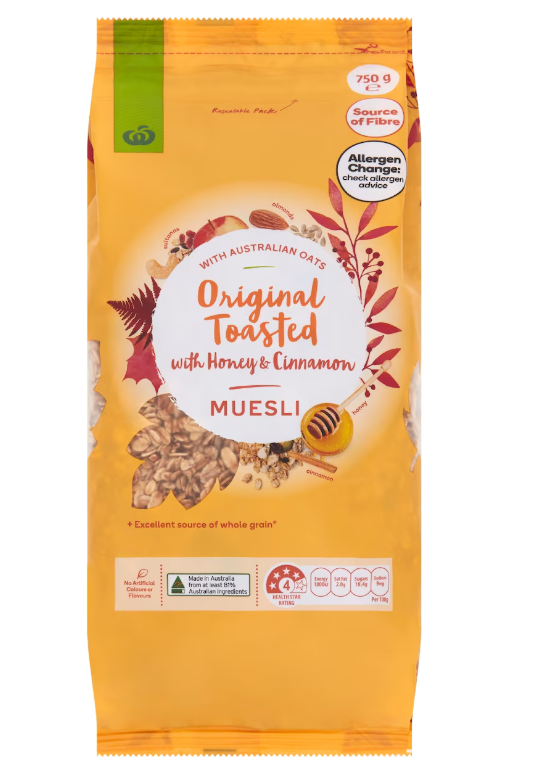 Original toasted with honey & cinnamon