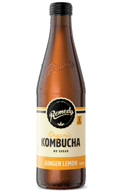 Organic Kombucha Ginger LemonRemedy