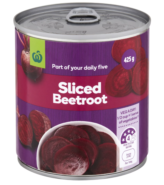 NEW SEASON Sliced Beetroot 425g