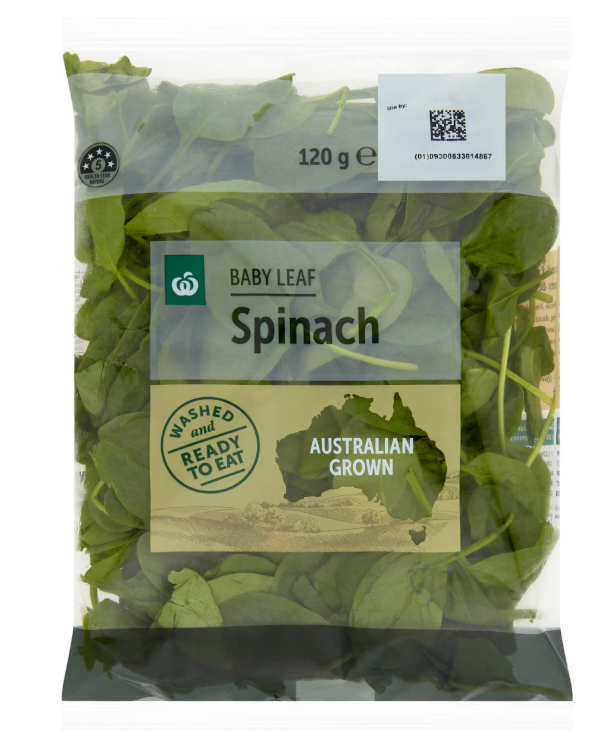 Baby leaf spinach