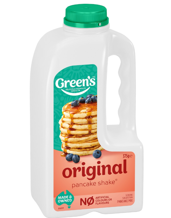 Purchased product original pancake shake