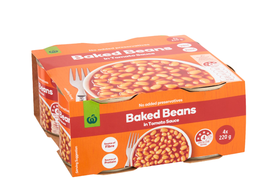 CORALE Baked Beans 4 Pack 220g