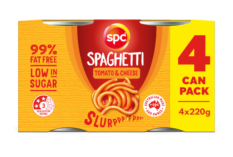 CORALE Spaghetti in Tomato Sauce 4 Pack 220g