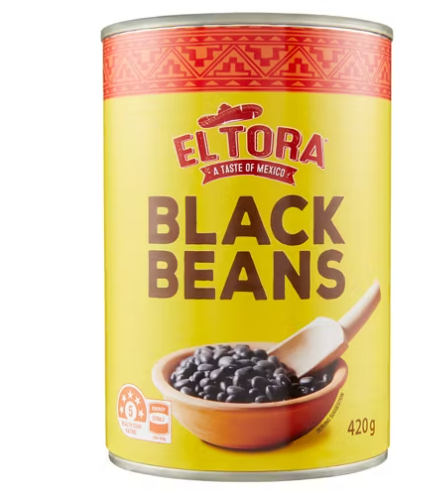 EL TORA Black Beans 420g
