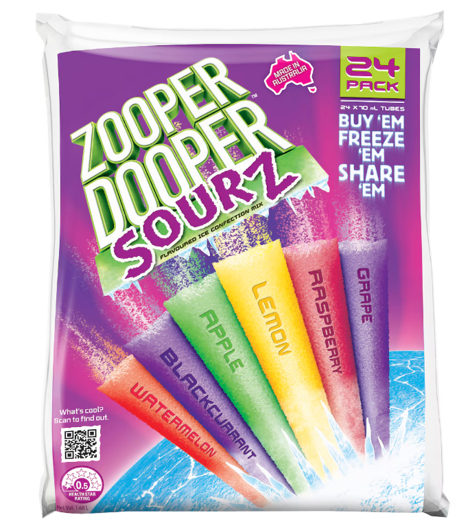 Purchased product Zooper Dooper sourz