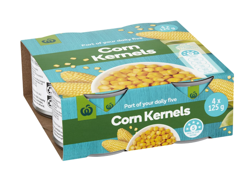 NEW SEASON Corn Kernels 4 x 125g