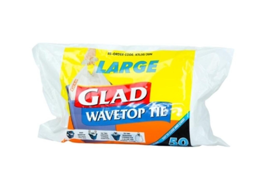 Glad wavetop tie 50 s