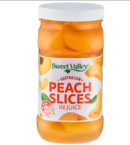 SWEET VALLEY Peach Sliced In Juice 700g