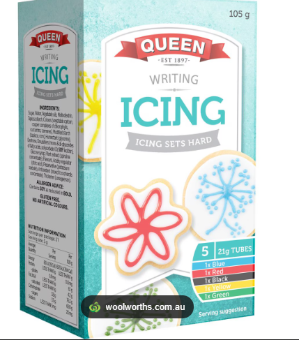 icing writing