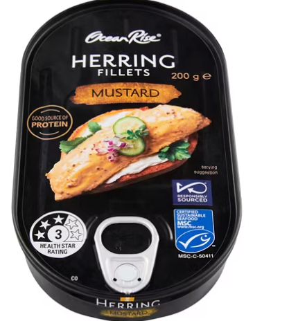 OCEAN RISE Herring Fillets In Curry & Pineapple Sauce 200g