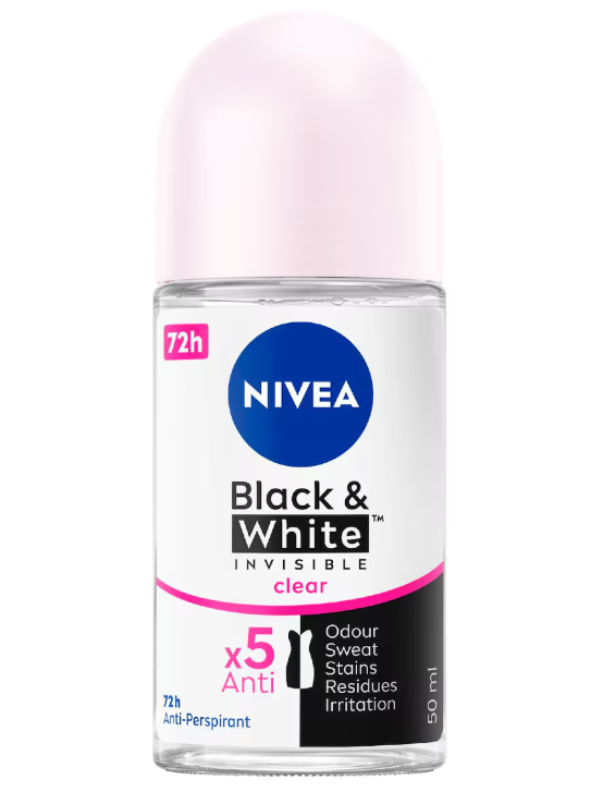 black & white anti perspirant 50ml