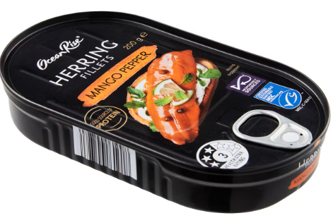 OCEAN RISE Herring Fillets in Mango Pepper Sauce 200g