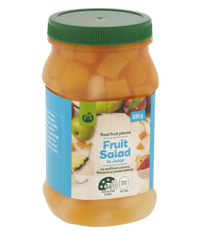 fruit salad in juice 695g