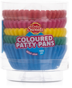 coloured patty pans