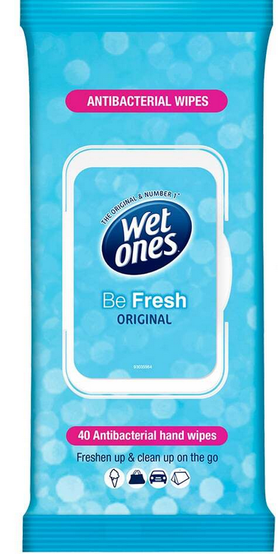 hand and face wipes
