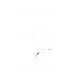 Dibujo delineado en blanco de una flor con texto cursivo encima y debajo de la flor.
