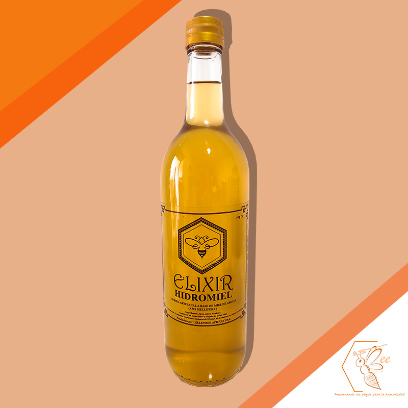 Botella de vino de miel 