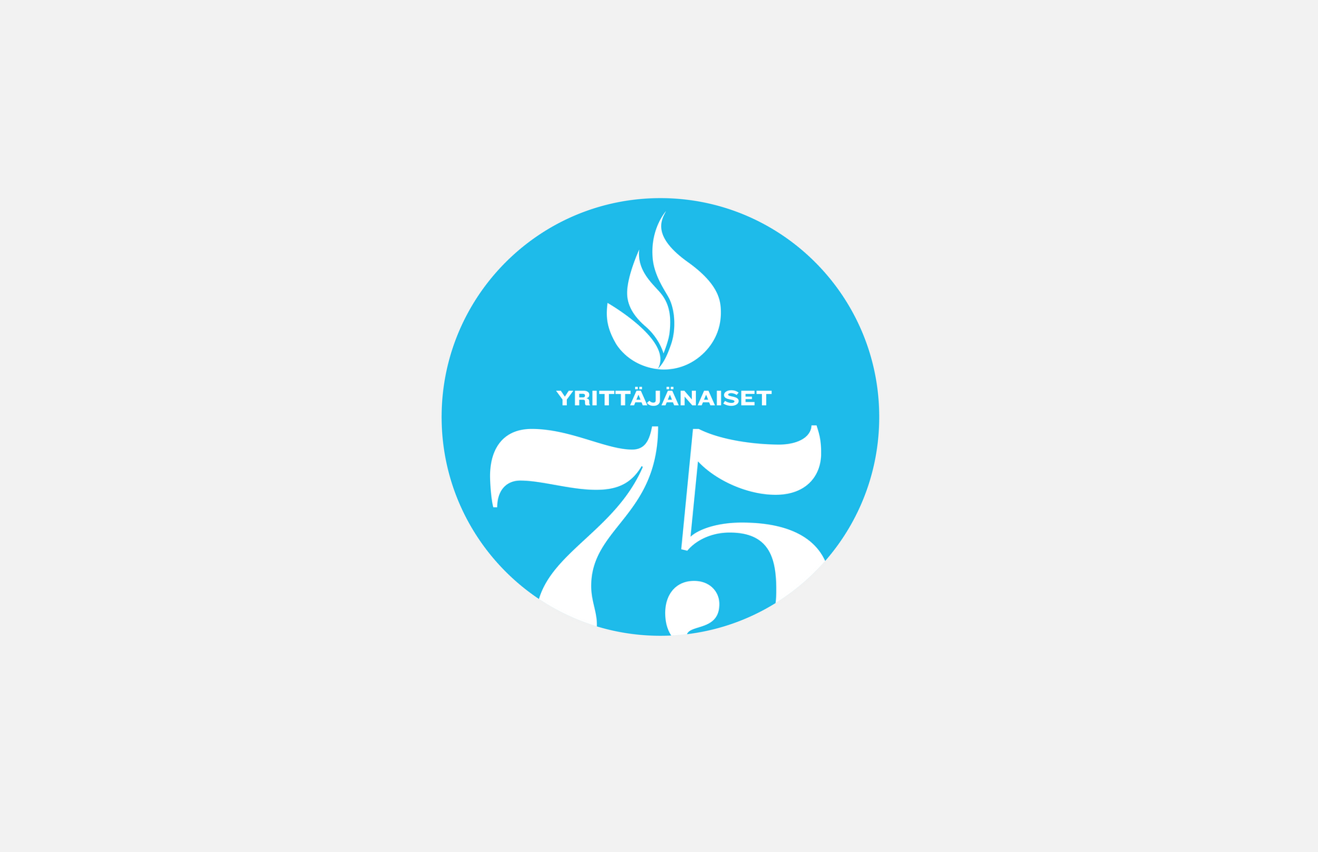 Suomen Yrittäjänaiset 75 vuotta logo