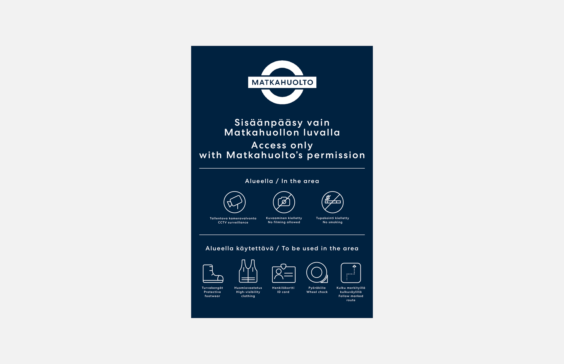 Ohjejuliste I Aini Design Oy
