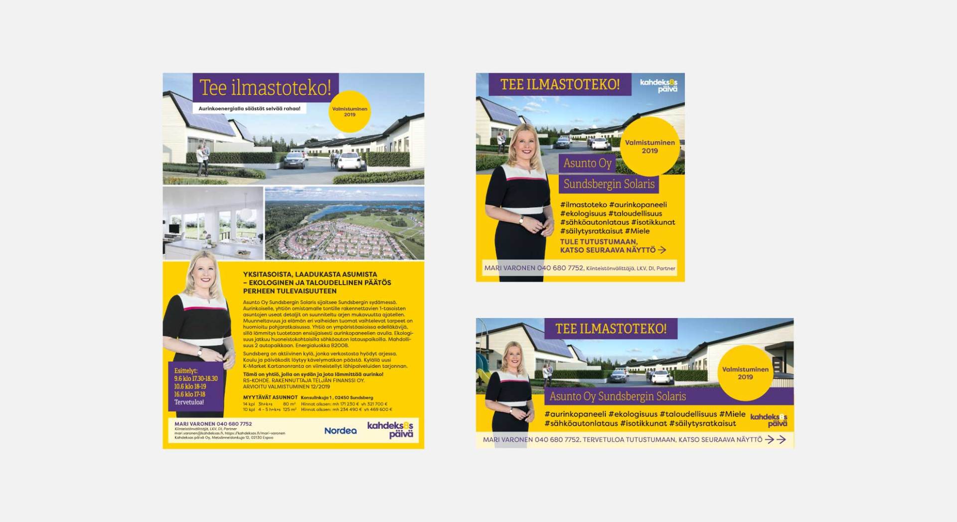 Aini Design Oy kotisivujen suunnittelu ja toteutus