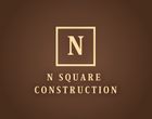 Logo for N Square Construction; square frame with the letter "N", text below reads "N SQUARE CONSTRUCTION".