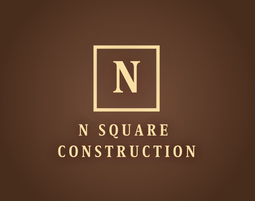 Logo for N Square Construction; square frame with the letter "N", text below reads "N SQUARE CONSTRUCTION".
