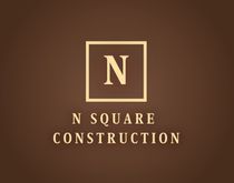 Logo for N Square Construction; square frame with the letter "N", text below reads "N SQUARE CONSTRUCTION".