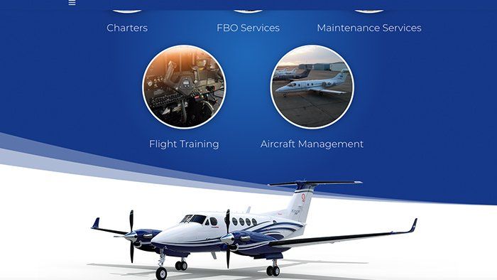 Executive Air Website home page