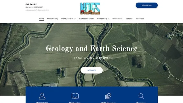 ND Geological Society Website home page