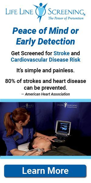 An advertisement for peace of mind or early detection