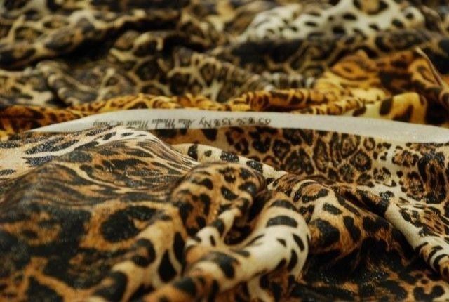leopard-themed silk