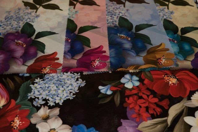 fabric with special colours