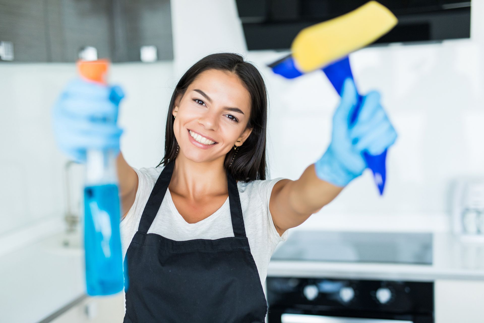 Woman From a Professional Cleaning Company — Billerica, MA — Blush Cleaning Service LLC