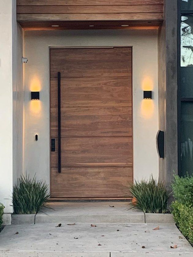 modern, minimalist front door