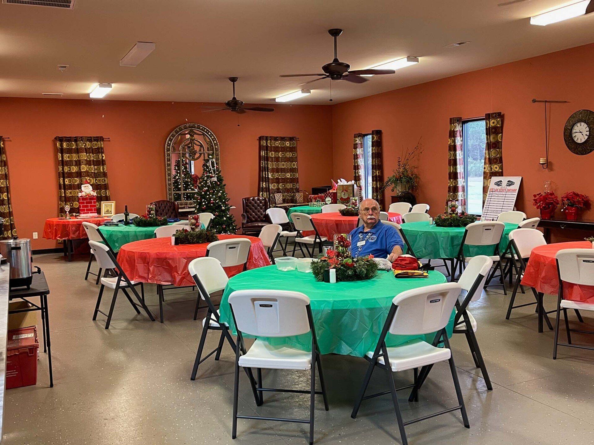 meeting hall at the rv resort at carolina crossroads, roanoke rapids, nc